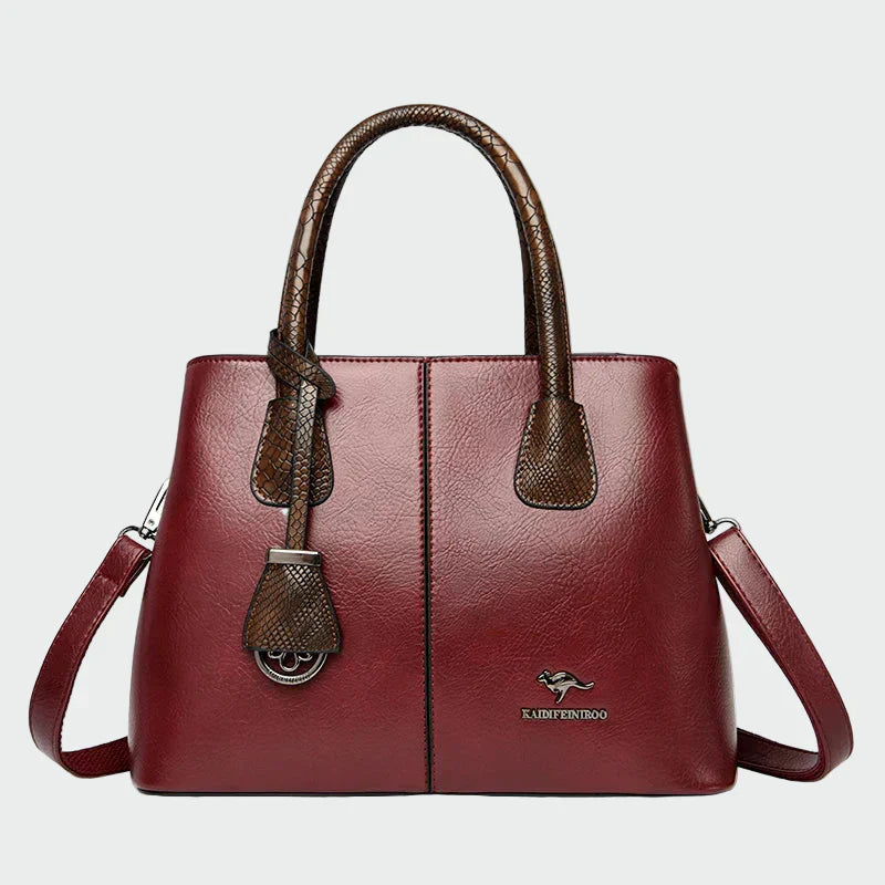 Bolsa de cuero sofisticada