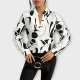 Catarina - Blusa chic de manga larga