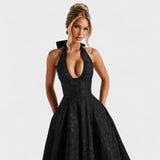 Efi - Vestido midi texturizado con elegancia moderna