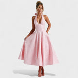 Efi - Vestido midi texturizado con elegancia moderna