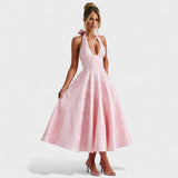 Efi - Vestido midi texturizado con elegancia moderna