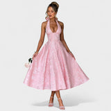 Efi - Vestido midi texturizado con elegancia moderna