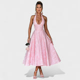 Efi - Vestido midi texturizado con elegancia moderna