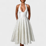 Efi - Vestido midi texturizado con elegancia moderna