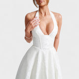 Efi - Vestido midi texturizado con elegancia moderna