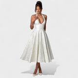 Efi - Vestido midi texturizado con elegancia moderna