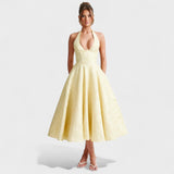 Efi - Vestido midi texturizado con elegancia moderna