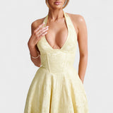 Efi - Vestido midi texturizado con elegancia moderna