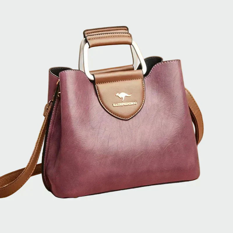 Bolsa de cuero atemporal para Valentina