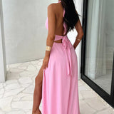 Selena - Vestido Fluido de Elegancia Sofisticada