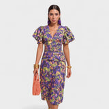 Lía - Vestido Fuego Tropical