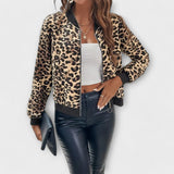 Raquel - Elegante Abrigo de Leopardo