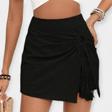 Shorts de Cintura Alta con Falda - Valentina