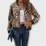 Raquel - Elegante Abrigo de Leopardo