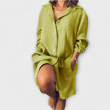 Clara - Blusa casual de lino elegante