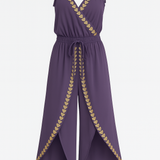Lorena - Mono Elegante con Detalles Dorados