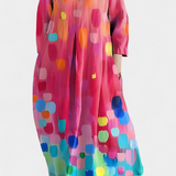 Ana - Vestido Fluido con Estampado Elegante