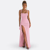 Victoria - Vestido Maxi Formal Elegante con Espalda Descubierta