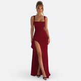 Victoria - Vestido Maxi Formal Elegante con Espalda Descubierta