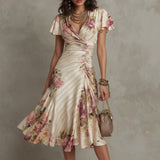 Aida - Elegante vestido midi de satén