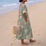 Camila - Vestido Midi Floral Retro