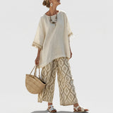 Eduarda - Conjunto Boho Chic con Elegancia Moderna