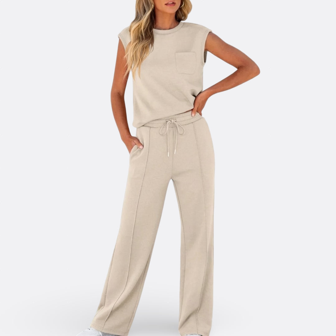 Íris - Conjunto Casual de Tejido Suave para Lounge