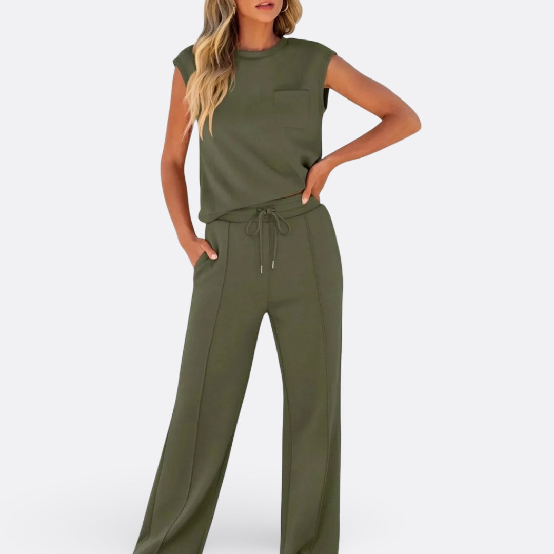 Íris - Conjunto Casual de Tejido Suave para Lounge
