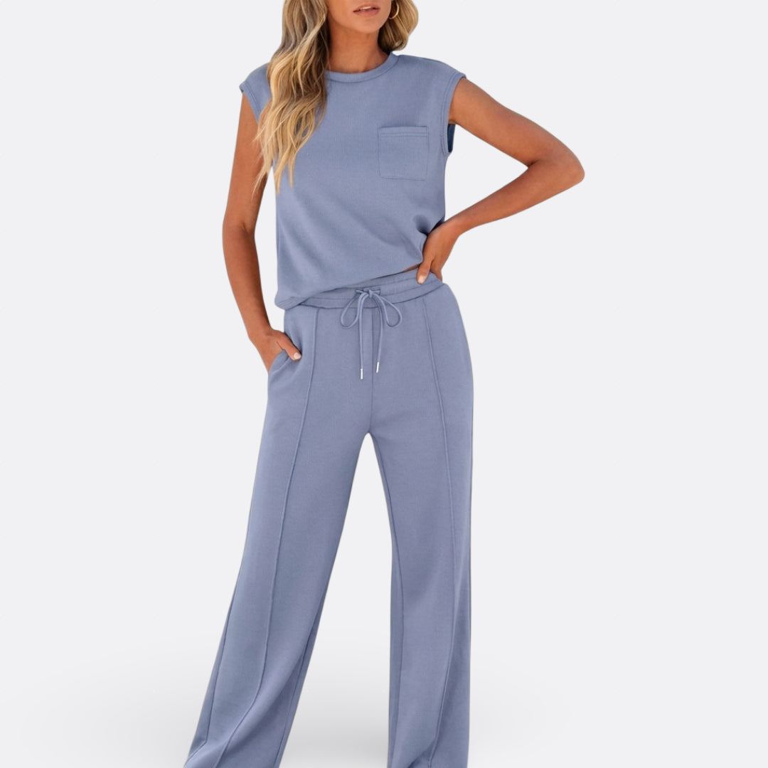 Íris - Conjunto Casual de Tejido Suave para Lounge