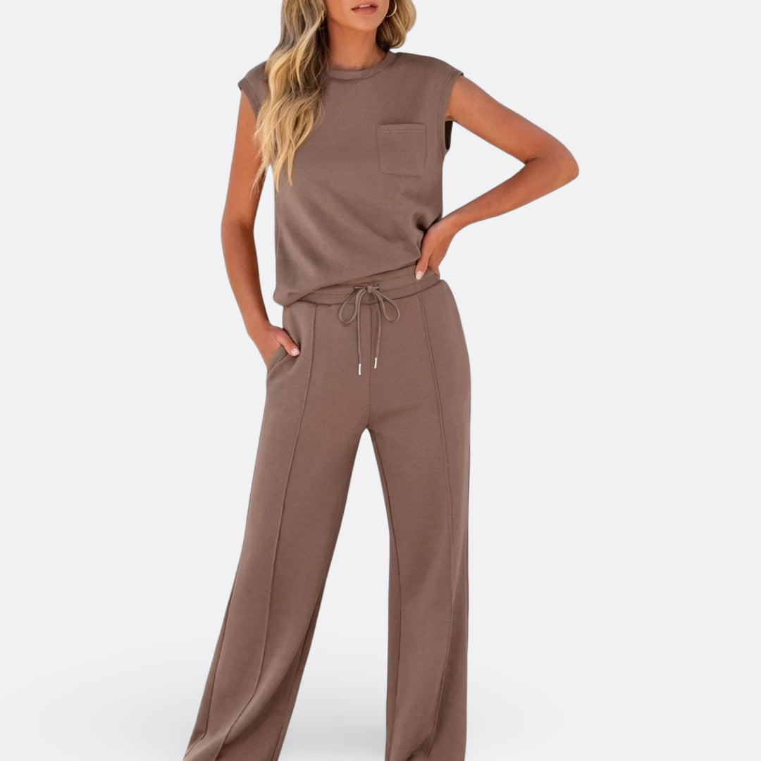 Íris - Conjunto Casual de Tejido Suave para Lounge
