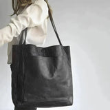 Elle - Bolso de ombro clássica em pele