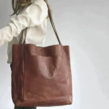 Elle - Bolso de ombro clássica em pele