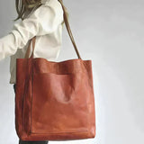 Elle - Bolso de ombro clássica em pele