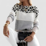Julieta - Camisola Casual de Leopardo
