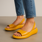 Isabel - Sandalias abiertas antideslizantes - Amarillo
