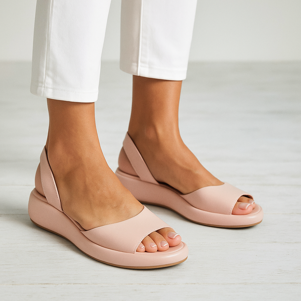 Isabel - Sandalias abiertas antideslizantes - Rosa