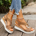 Lara - Sandalias elegantes - Marrón