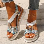 Lara - Sandalias elegantes - Azul Cielo