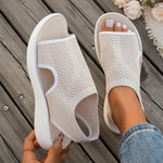 Leonor - Sandalias confort de estilo estival - Beige