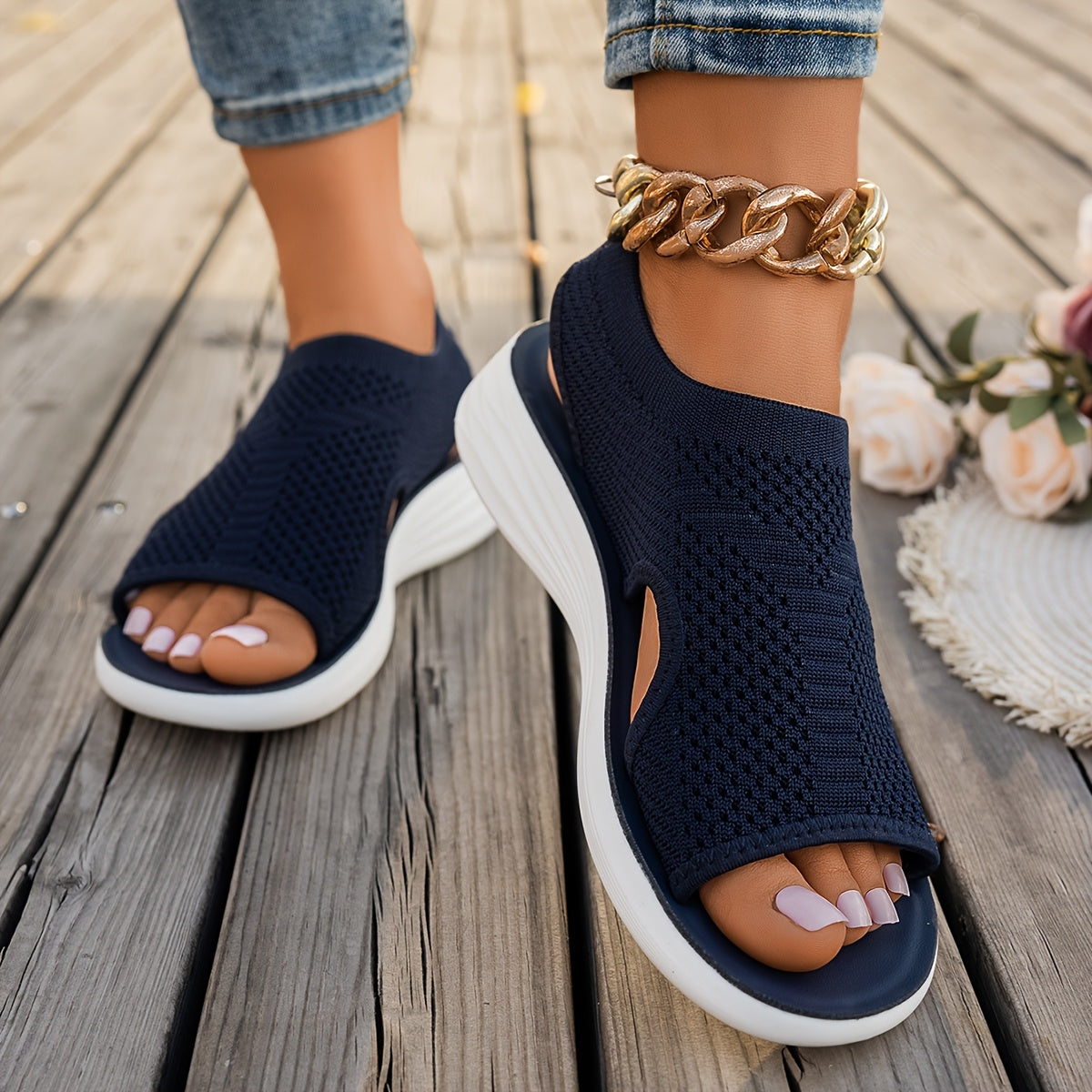 Leonor - Sandalias confort de estilo estival - vista 10