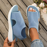 Leonor - Sandalias confort de estilo estival - Azul