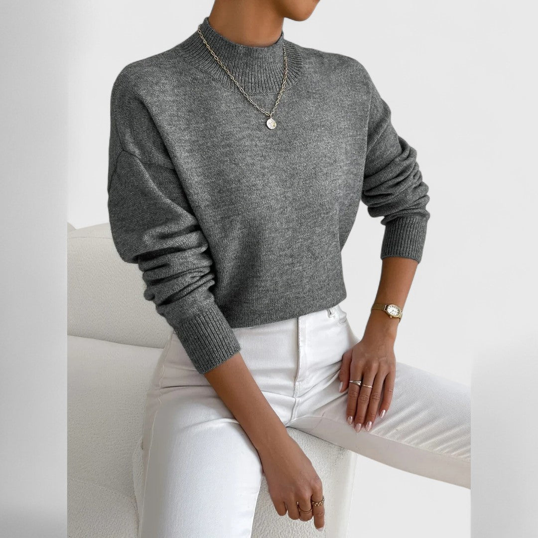 Samanta - Camisola de Cuello Alto Clásica