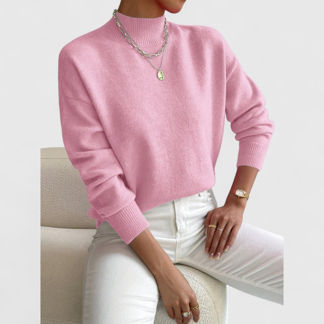 Samanta - Camisola de Cuello Alto Clásica