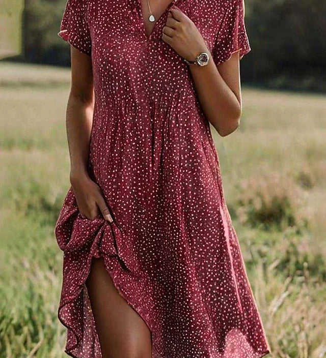 Ana Bela - Elegante Vestido Midi Multifuncional