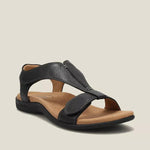 Nerea - Sandalias ergonómicas elegantes - Negro