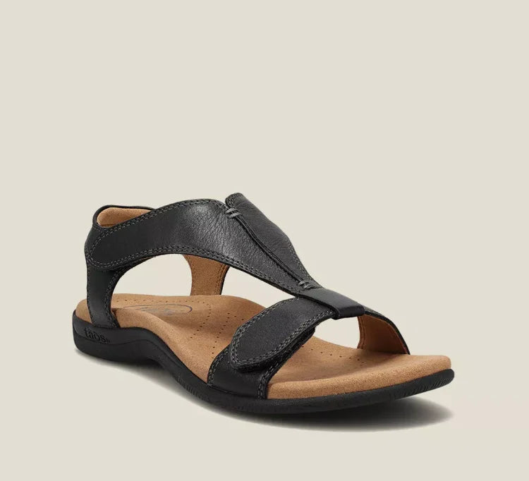 Nerea - Sandalias ergonómicas elegantes - Negro