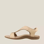 Nerea - Sandalias ergonómicas elegantes - Beige
