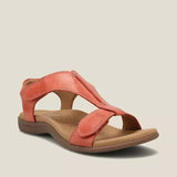 Nerea - Sandalias ergonómicas elegantes - Rojo
