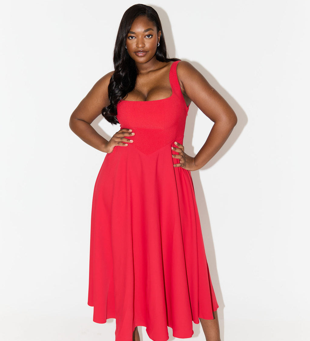 Amelia - Vestido Midi Atemporal