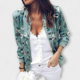 Andrea - Casaco bomber elegante floral